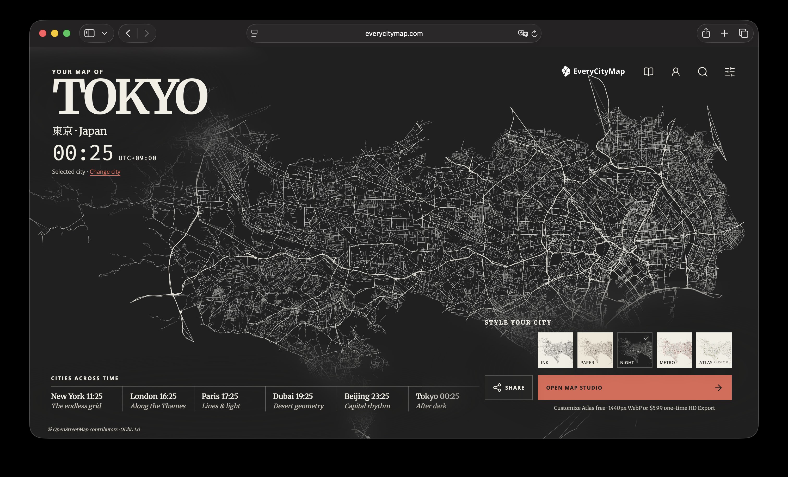 EveryCityMap screenshot 3