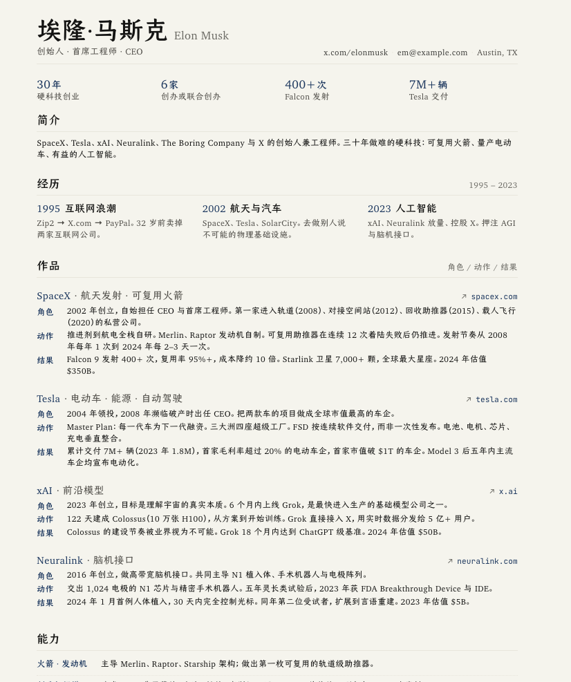 Chupin简历 screenshot 3