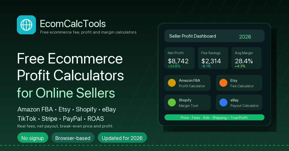 Ecom Calc Tools